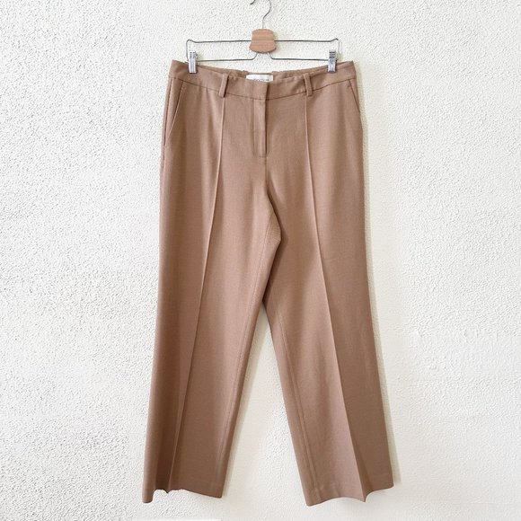 NWT Lafayette 148 Gates Butterscotch Straight Leg Pant 12 - Picture 1 of 2